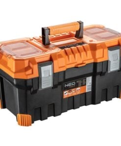 NEO TOOLS 22" Szerszámosláda kivehető tálcával, 55,4 cm