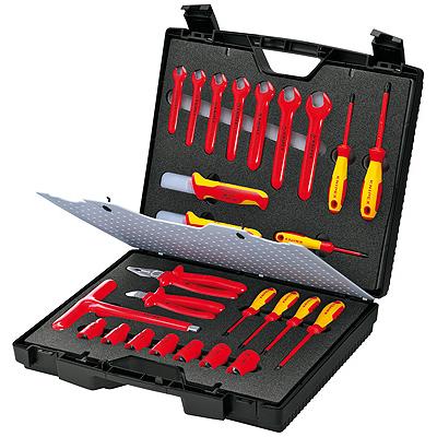 Knipex 26 részes 1000V szigetelt szerszámkészlet kofferben
