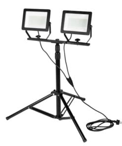 NEO TOOLS Dupla LED Reflektor 2x100W, 8500lm, IP65, 1.8m Állvánnyal