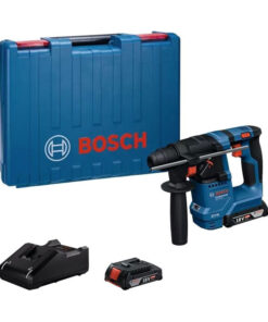 BOSCH GBH 18V-18 Akkus Fúrókalapács, SDS-plus, 2x 2,0 Ah Akkuval, Kofferben