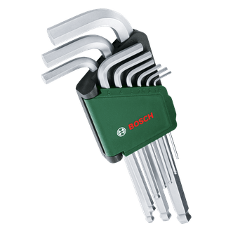 Bosch Imbuszkulcs készlet, 9 részes