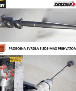 Diager SDS-MAX Áttörő Fúrófej 55x1125mm