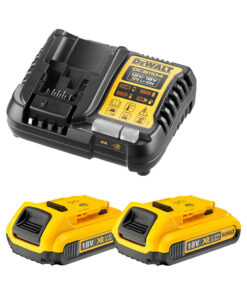 DeWalt DCB1104D2 18V Akkumulátor és Töltő Készlet (2x 2.0 Ah)