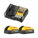 DeWalt DCB1104H2 18V Akkumulátor és Töltő Szett 2x 5 Ah POWERSTACK Akkuval