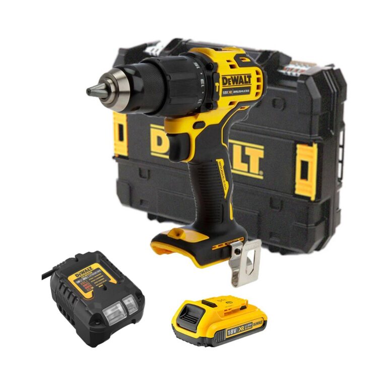DeWalt DCD709D1T 18V XR szénkefe nélküli akkus ütvefúró-csavarozó 1x 2Ah akkuval és kofferrel