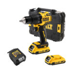 DeWALT DCD709D2T 18V XR kefe nélküli akkus ütvefúró-csavarozó szett (2x 2Ah akku, TSTAK)