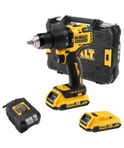 DeWALT DCD709D2T 18V XR kefe nélküli akkus ütvefúró-csavarozó szett (2x 2Ah akku, TSTAK)