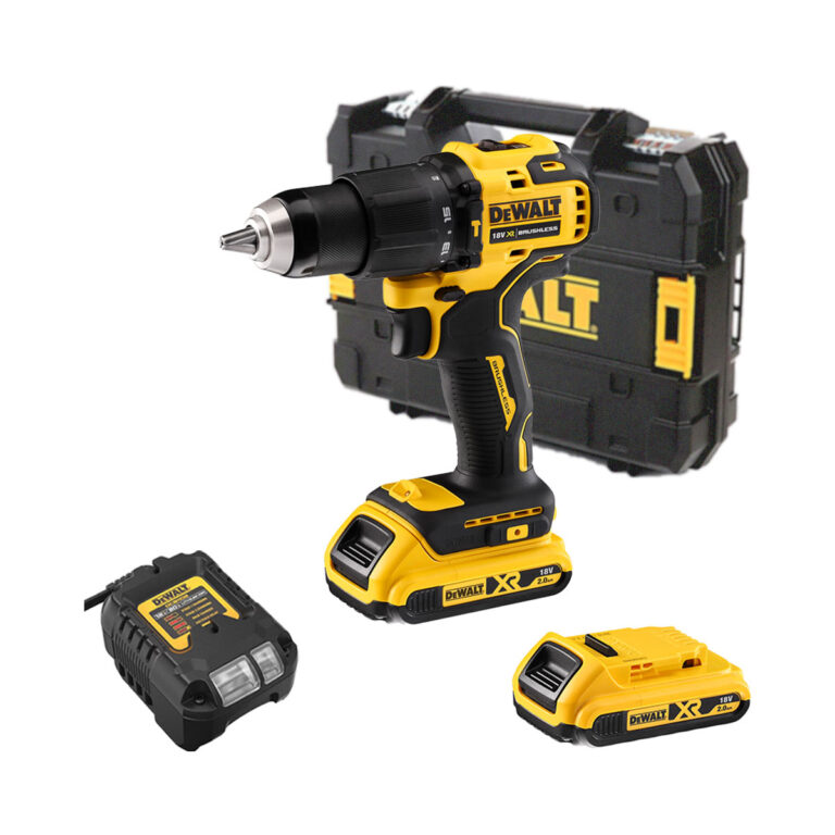 DeWALT DCD709D2T 18V XR kefe nélküli akkus ütvefúró-csavarozó szett (2x 2Ah akku, TSTAK)