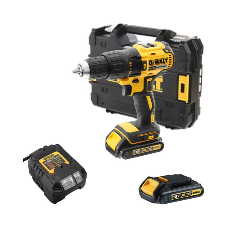 DeWalt DCD778S2T-QW 18V XR Kefe Nélküli Akkus Ütvefúró-Csavarozó 2x 1.5 Ah Akkuval és TSTAK Kofferrel