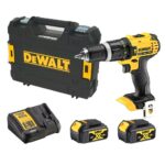 DeWalt DCD785M2 XR Li-Ion 18V Akkus Ütvefúró-csavarozó 2x 4Ah akkuval, töltővel és kofferrel