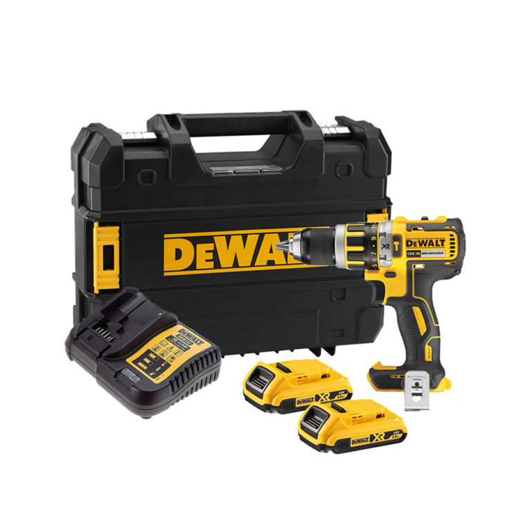 DeWalt DCD795D2-QW 18V XR Kefe Nélküli Akkus Ütvefúró-csavarozó 2x 2Ah Akkuval