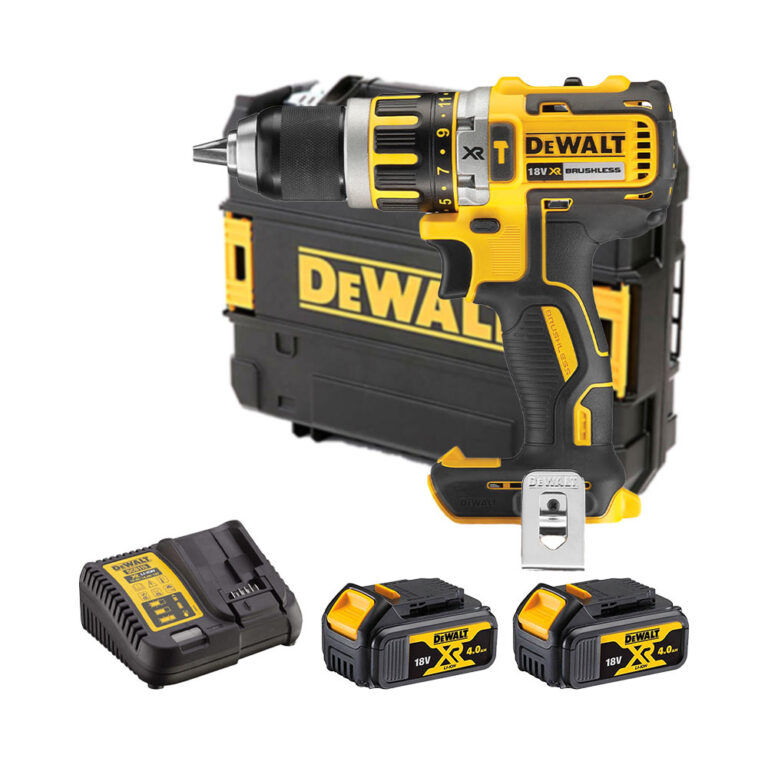 DeWalt DCD795M2-QW 18V XR Akkus Ütvefúró-csavarozó 2x 4Ah akkumulátorral és kofferrel