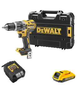 DeWalt DCD796D1 18V XR Akkus Ütvefúró-csavarozó Szénkefe Nélküli Motorral, 1x 2.0Ah Akkuval és TSTAK Kofferrel