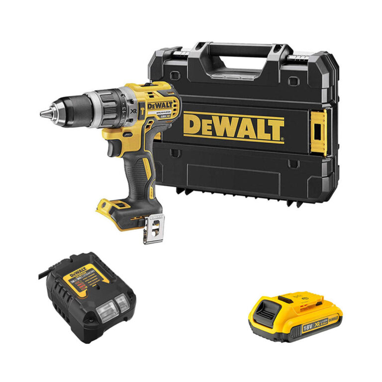 DeWalt DCD796D1 18V XR Akkus Ütvefúró-csavarozó Szénkefe Nélküli Motorral, 1x 2.0Ah Akkuval és TSTAK Kofferrel