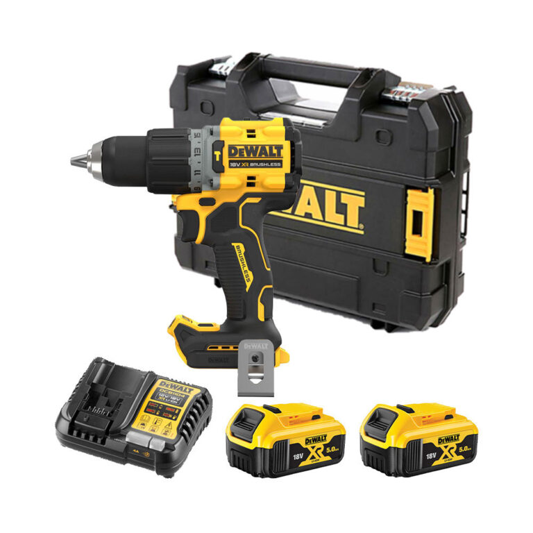 DeWalt DCD805P2T 18V Akkus Ütvefúró-csavarozó, 2x 5 Ah Akkuval, TSTAK Kofferben