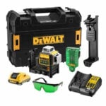 DeWalt DCE089D1G-QW 12V Akkus 3x360° Zöld Vonalas Lézer Szett