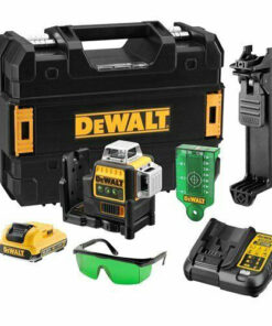 DeWalt DCE089D1G-QW 12V Akkus 3x360° Zöld Vonalas Lézer Szett