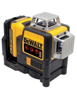 DeWalt DCE089D1R 10,8V/12V 3x360° Piros Multivonallézer Készlet