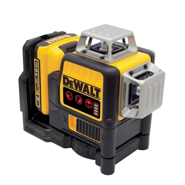 DeWalt DCE089D1R 10,8V/12V 3x360° Piros Multivonallézer Készlet