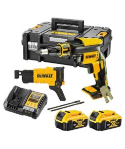 DeWalt DCF620P2K 18V XR Akkus Gipszkarton Csavarozó Készlet (2x 5.0Ah Akku, Töltő, Koffer)