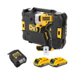 DeWalt DCF809D2T 18V XR Szénkefementes Kompakt Ütvecsavarozó 2x 2Ah Akkuval és Kofferrel