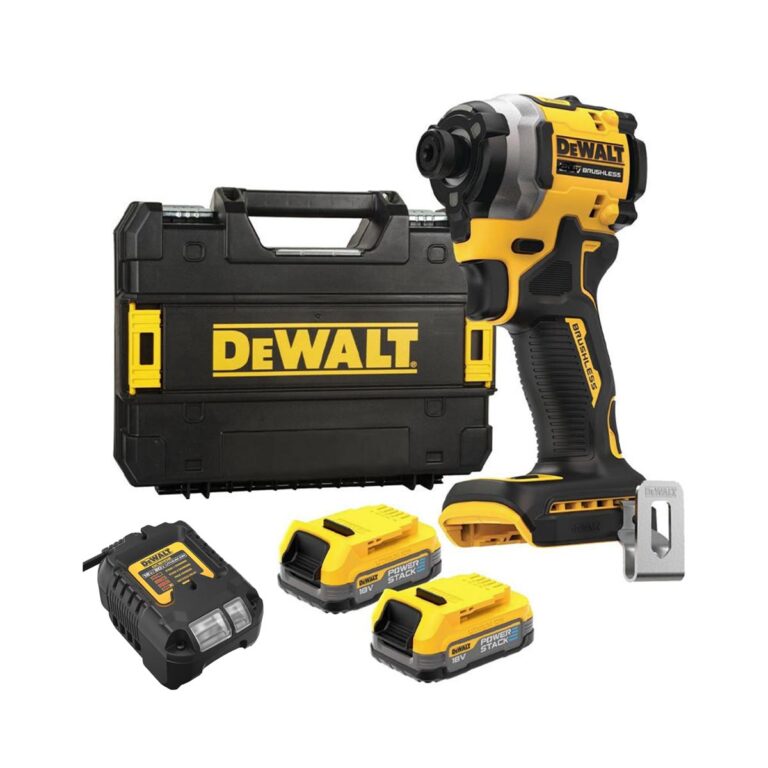 DeWalt DCF850E2T 18V XR Akkus Ütvecsavarozó 2x 1.7Ah Akkuval, Töltővel és Kofferrel
