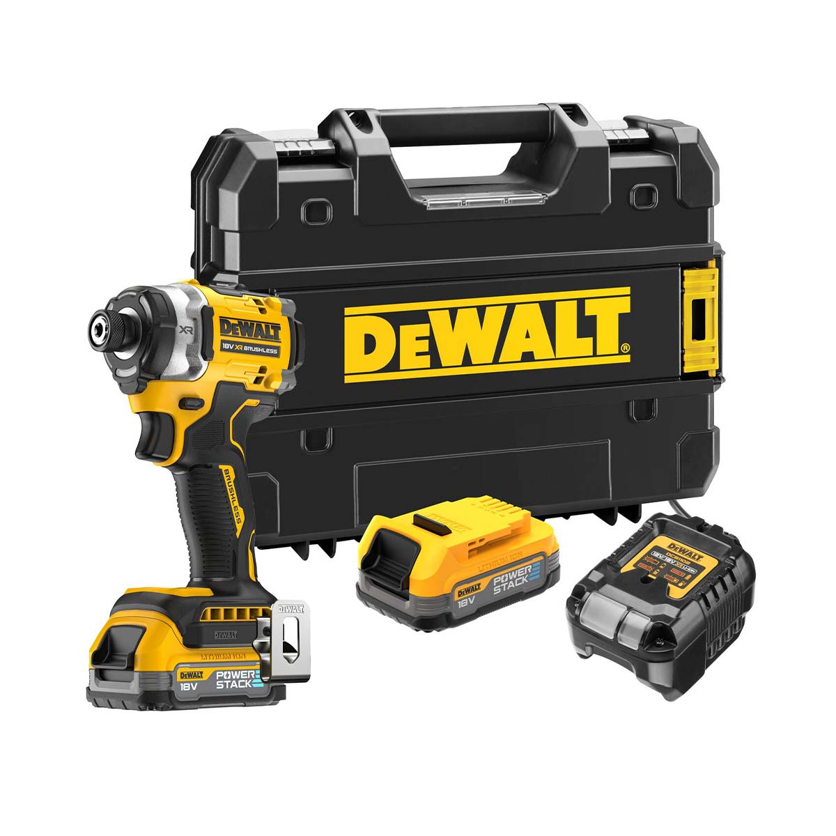 DeWalt DCF860E2T-XJ 18V Akkus Ütvecsavarozó 2x 1.7 Ah Akkuval és Töltővel DeWalt DCF860E2T-XJ 18V Akkus Ütvecsavarozó 2x 1.7 Ah Akkuval és Töltővel