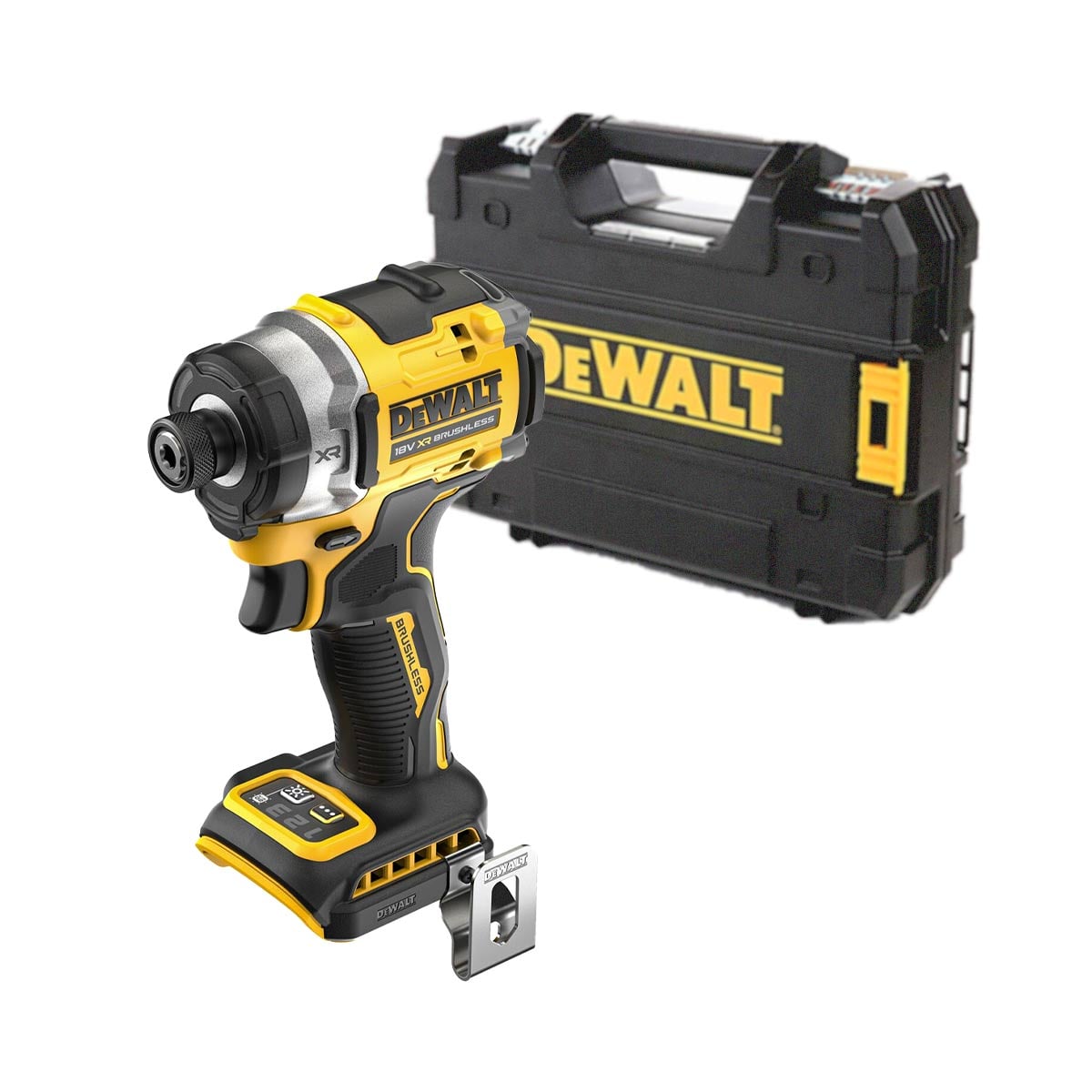 DeWalt DCF860NT-XJ 18V Akkus Ütvecsavarozó 1/4" befogással, kofferben DeWalt DCF860NT-XJ 18V Akkus Ütvecsavarozó 1/4" befogással, kofferben