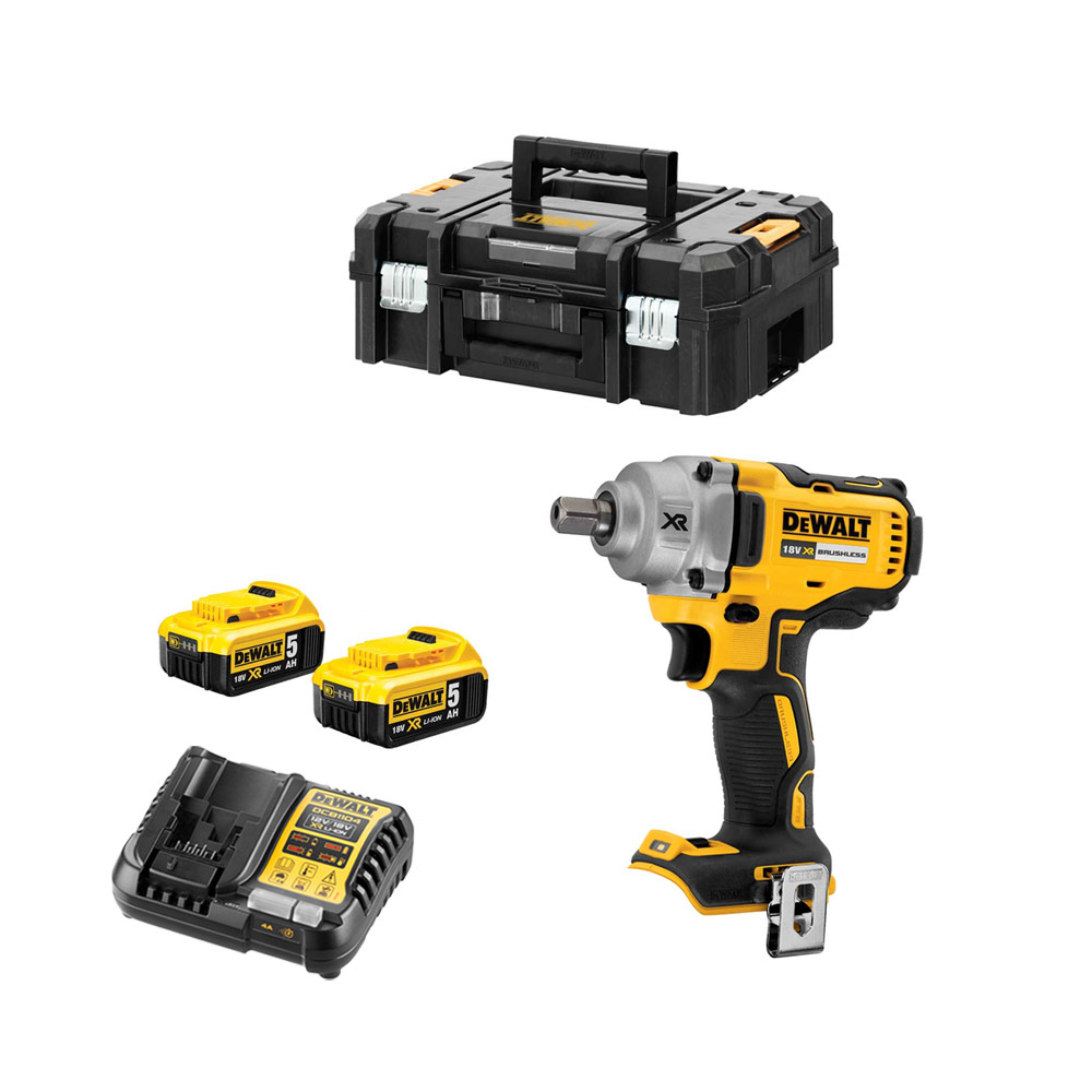 DeWalt DCF894P2 18V 1/2″ Akkus Ütvecsavarozó, 2x 5 Ah Akkuval, Töltővel és Kofferrel DeWalt DCF894P2 18V 1/2″ Akkus Ütvecsavarozó, 2x 5 Ah Akkuval, Töltővel és Kofferrel