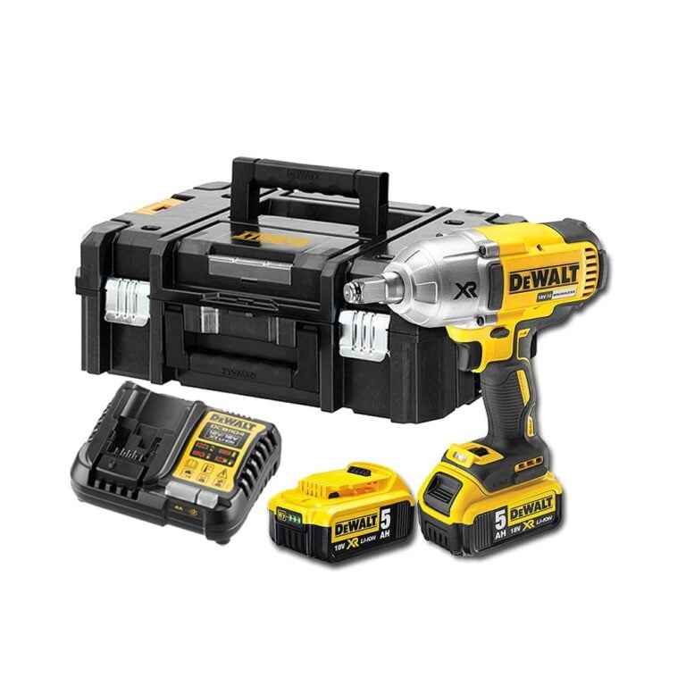 DeWalt DCF899HP2 18V XR Akkus Ütvecsavarozó 2x 5Ah Akkuval és TSTAK Kofferrel