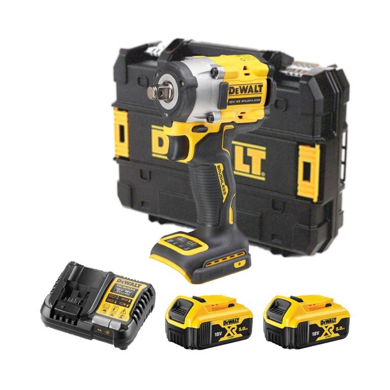DeWalt DCF921P2T-QW 18V Akkus Ütvecsavarozó 1/2″, 2x 5 Ah akkuval