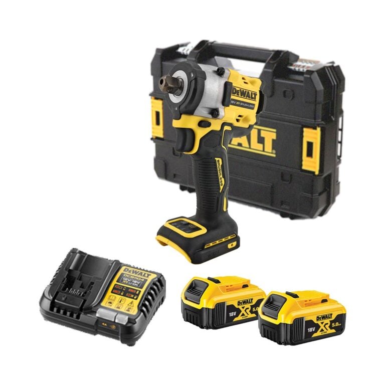 DeWalt DCF922P2T 18V Akkus Ütvecsavarozó 1/2″, 2x 5Ah Akkuval