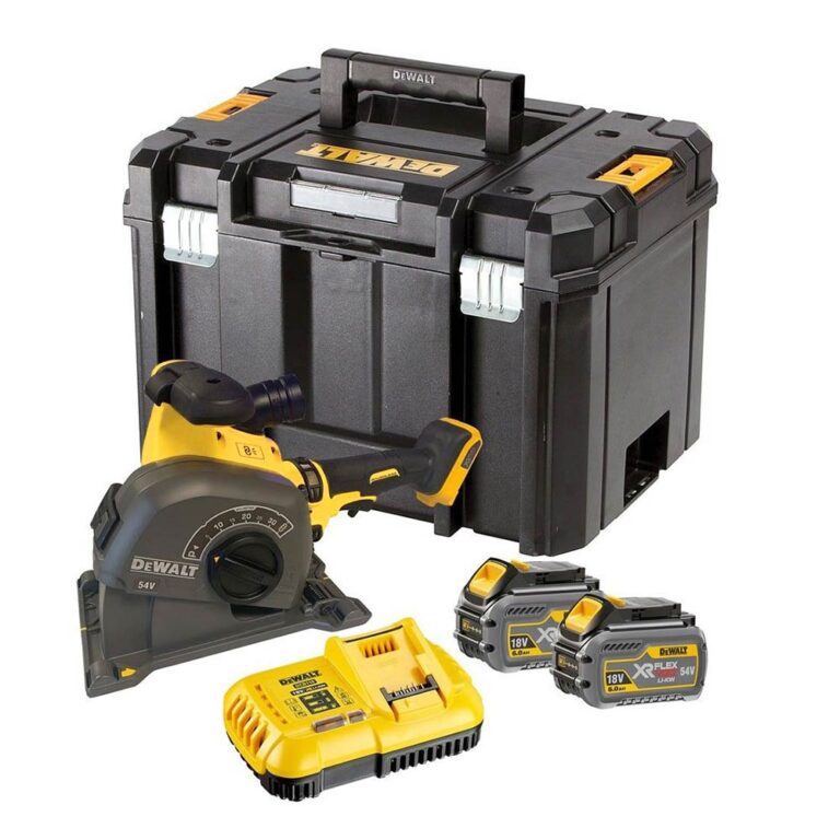 DeWalt DCG200T2 54V XR FLEXVOLT Akkus Falhoronymaró 125mm, 2x 6Ah akkuval