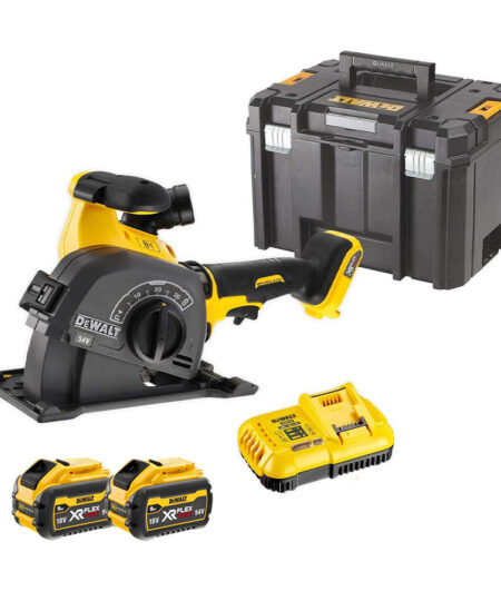 DeWalt DCG200X2-QW 54V XR FLEXVOLT Akkus Falhoronymaró 125mm, 2x 9Ah akkuval