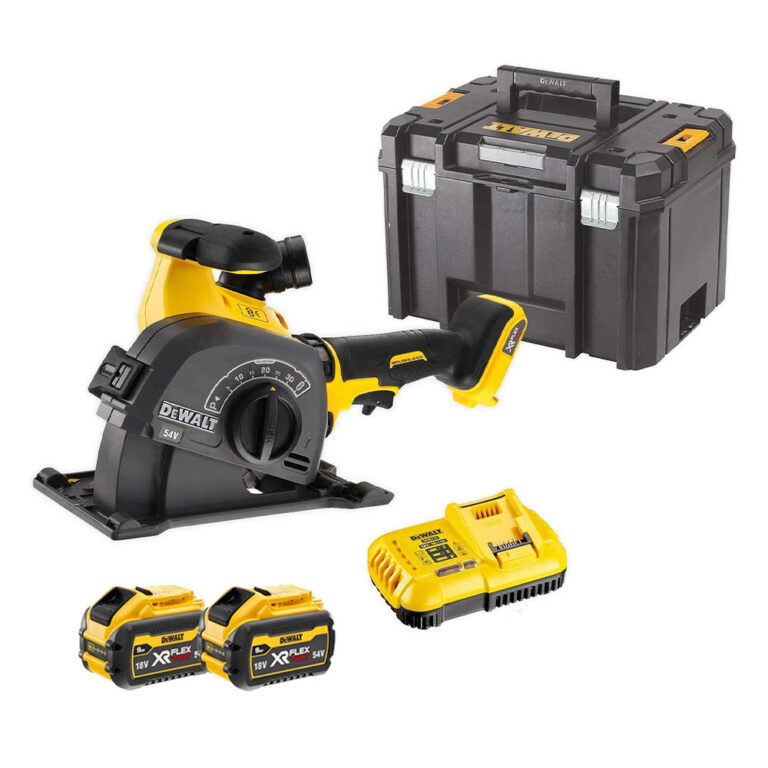 DeWalt DCG200X2-QW 54V XR FLEXVOLT Akkus Falhoronymaró 125mm, 2x 9Ah akkuval