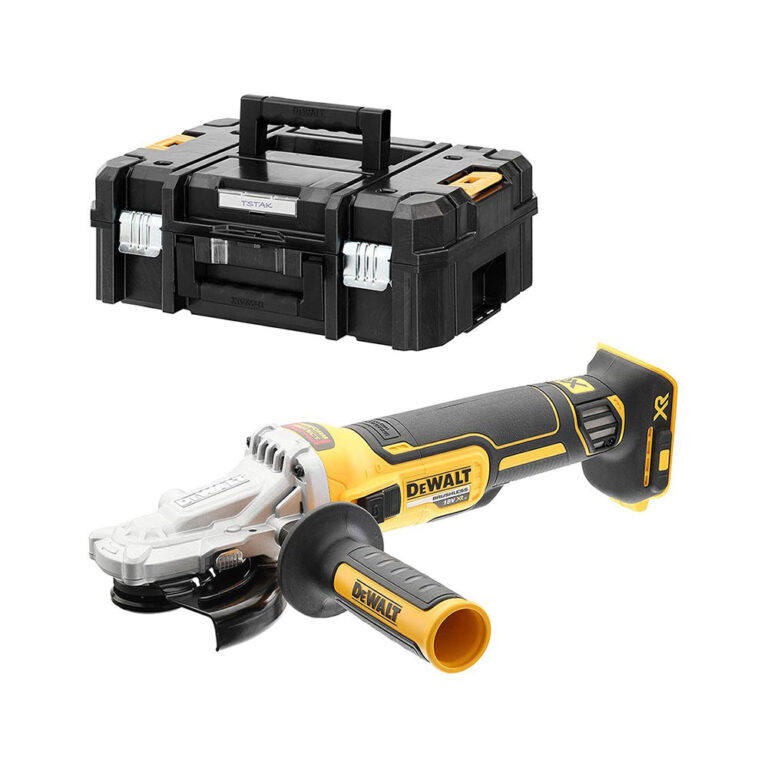 DeWalt DCG405FNT 18V XR Akkus Sarokcsiszoló 125 mm, TSTAK kofferrel