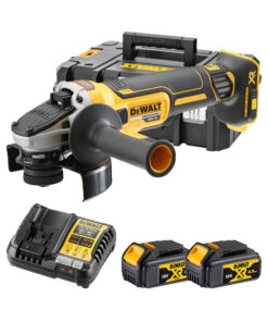 DeWalt DCG405M2 18V Akkus Sarokcsiszoló 125mm, 2x 4Ah akkuval és töltővel