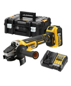 DeWalt DCG405P1 Akkus Sarokcsiszoló 18V, 125mm, 1x 5Ah Akkuval és Kofferrel