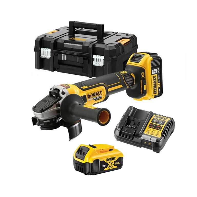 DeWalt DCG405P2 Akkus Sarokcsiszoló Szett, 18V, 125mm