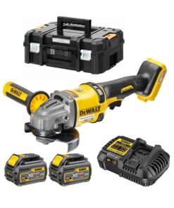 DeWalt DCG414T2 XR FLEXVOLT 54V Akkus Sarokcsiszoló Szett (2x 6Ah akkuval)