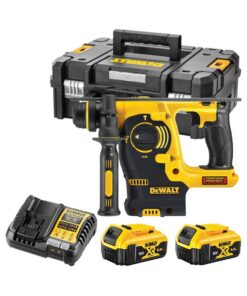 DeWalt DCH253P2 18V XR Akkus SDS-Plus Fúrókalapács 2x 5Ah Akkuval, Töltővel és Kofferrel