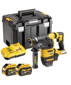DeWalt DCH333X2 54V XR FLEXVOLT SDS-plus Akkus Fúrókalapács 2x 9Ah Akkuval