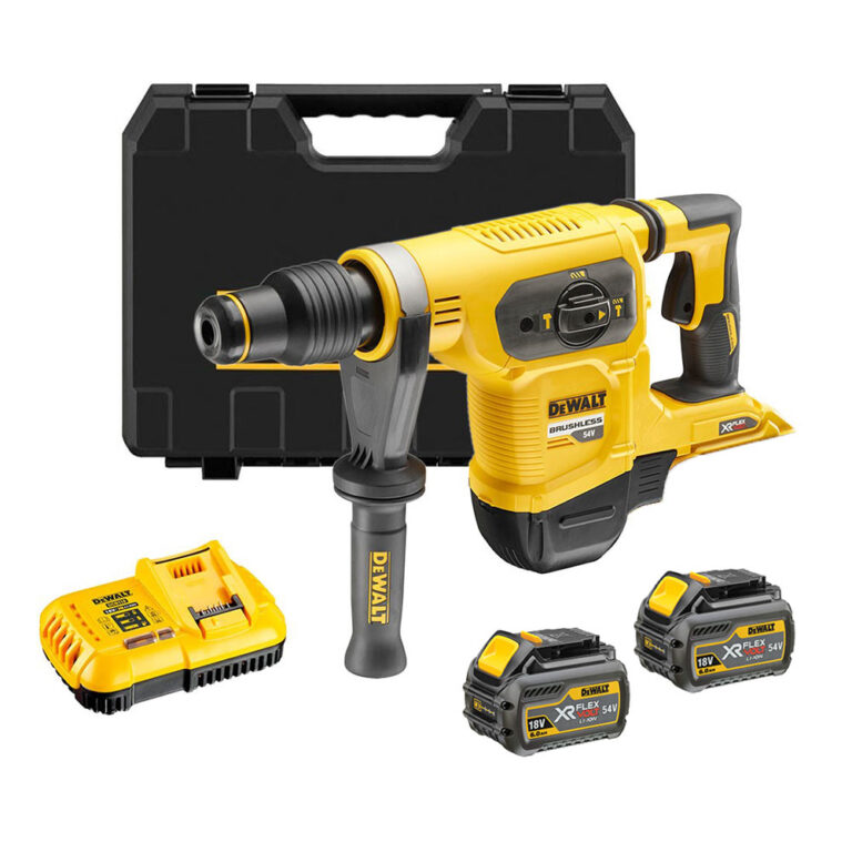 DeWalt DCH481T2-QW 54V XR FLEXVOLT Akkus SDS-Max Kombinált Kalapács 2x 6Ah akkuval