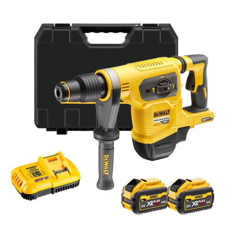 DeWalt DCH481X2-QW 54V XR FLEXVOLT SDS-Max Akkus Fúrókalapács Szett