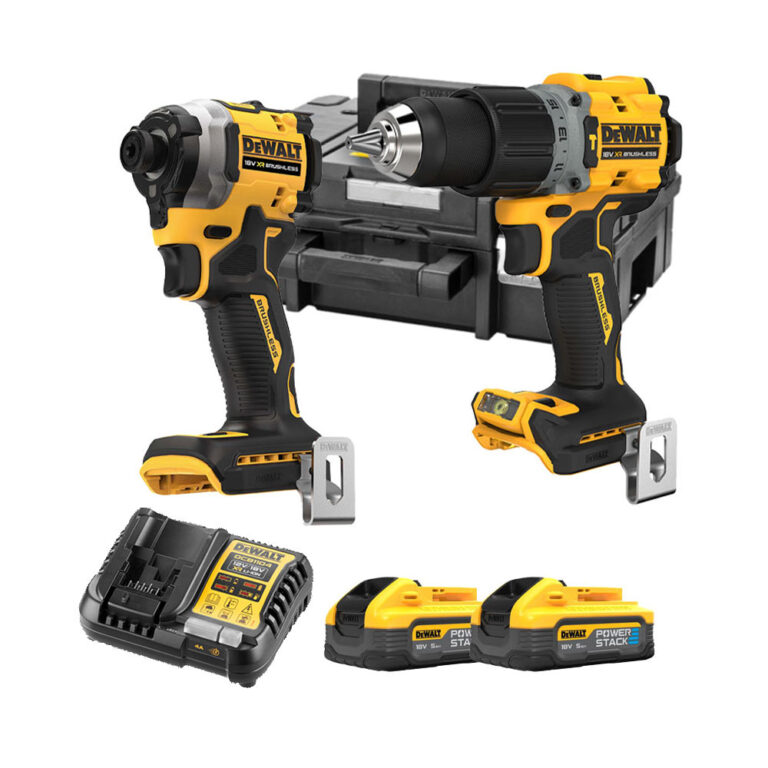 DeWalt DCK2050H2T 18V Akkus Szerszámkészlet (DCD805N + DCF850N) 2x 5Ah POWERSTACK akkuval