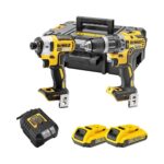 DeWalt DCK266D2T 18V XR Akkus Ütvefúró-csavarozó és Ütvecsavarozó Szett, 2x2.0Ah