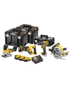 DeWalt DCK480P3T 18V XR Akkus 4 gépes szerszámkészlet 3x 5.0Ah akkuval
