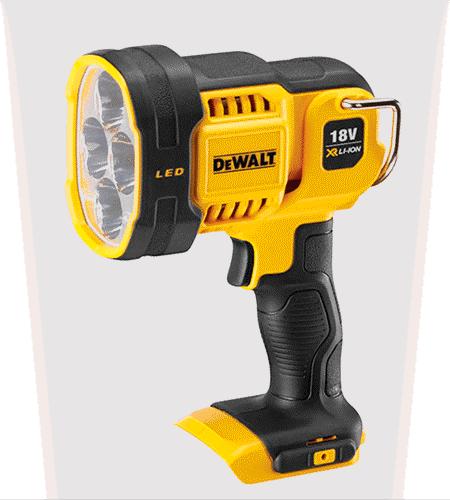 DeWalt DCL043-XJ 18V XR LED Munkalámpa, 1000 lumen, Akku nélkül