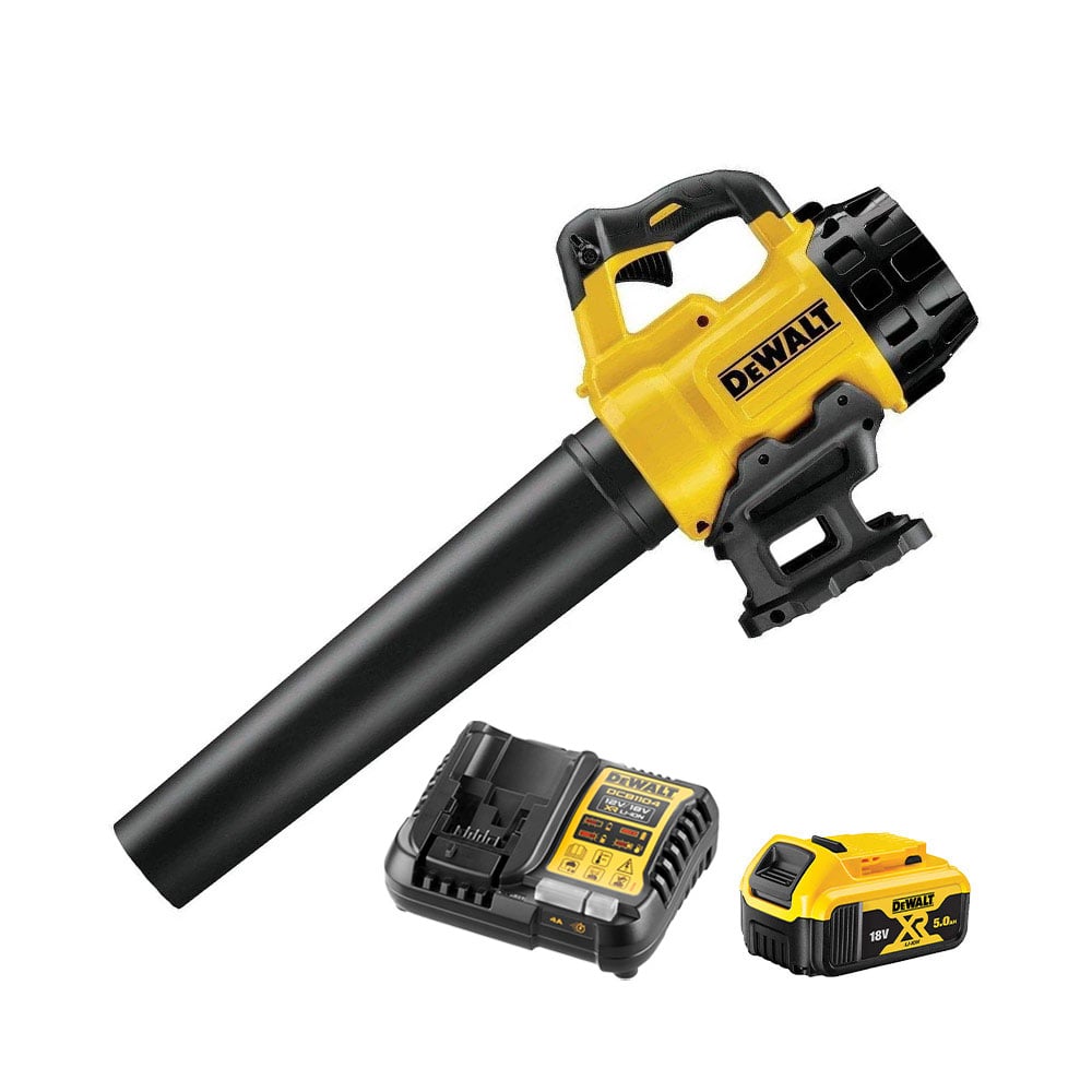 DeWalt DCM562P1 18V Akkus Kefe Nélküli Lombfúvó 5Ah Akkumulátorral és Töltővel DeWalt DCM562P1 18V Akkus Kefe Nélküli Lombfúvó 5Ah Akkumulátorral és Töltővel