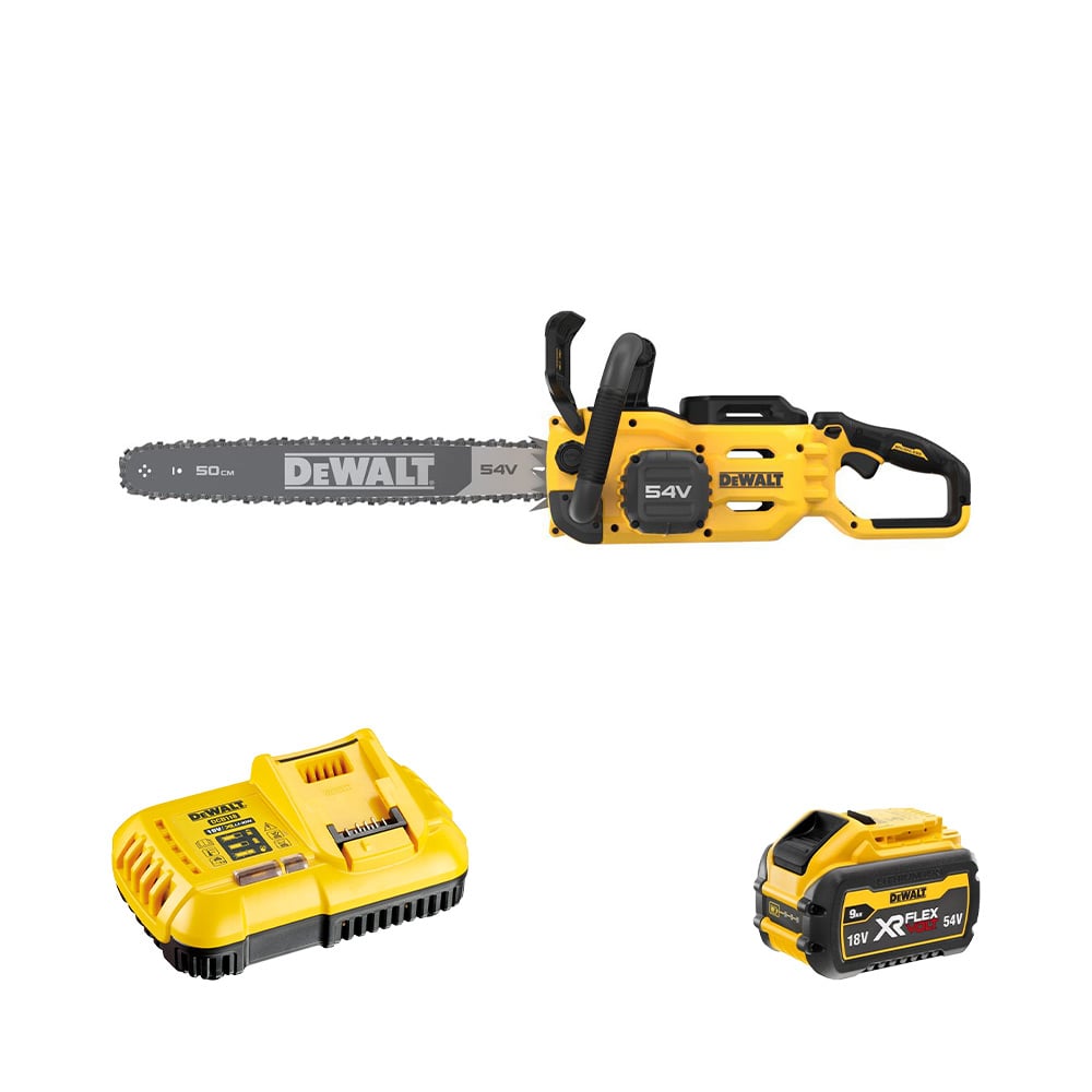 DeWalt DCMCS575X1 54V Akkus Láncfűrész (50 cm) 9 Ah Akkuval DeWalt DCMCS575X1 54V Akkus Láncfűrész (50 cm) 9 Ah Akkuval